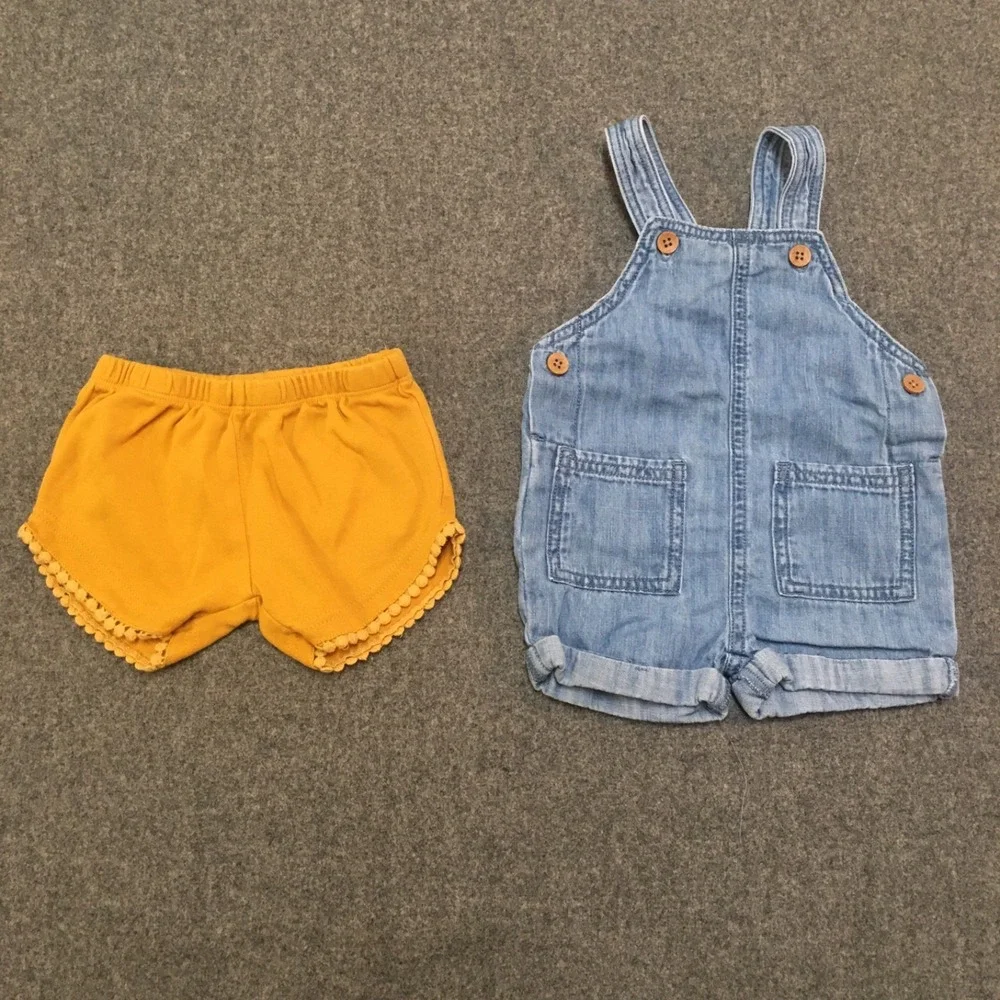 Organic Baby Girl 0-3-6-9-18-24 Months Clothing Lot 8x Pieces Bulk All Season - Picture 5 of 11